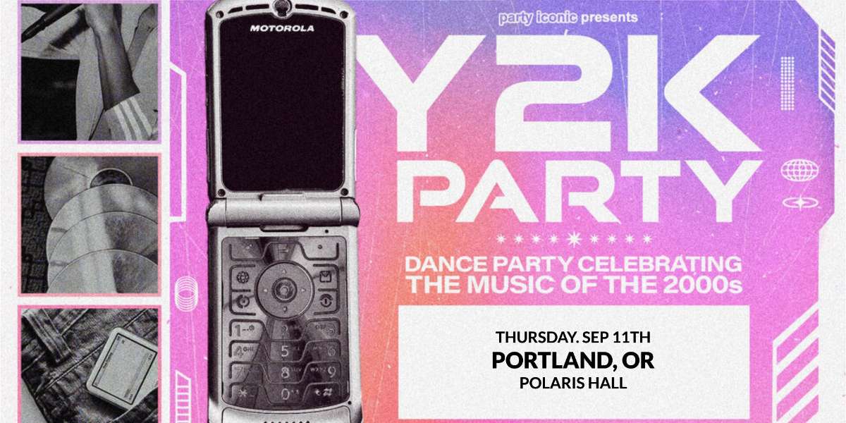 Show poster for “party iconic. presents: Y2K”