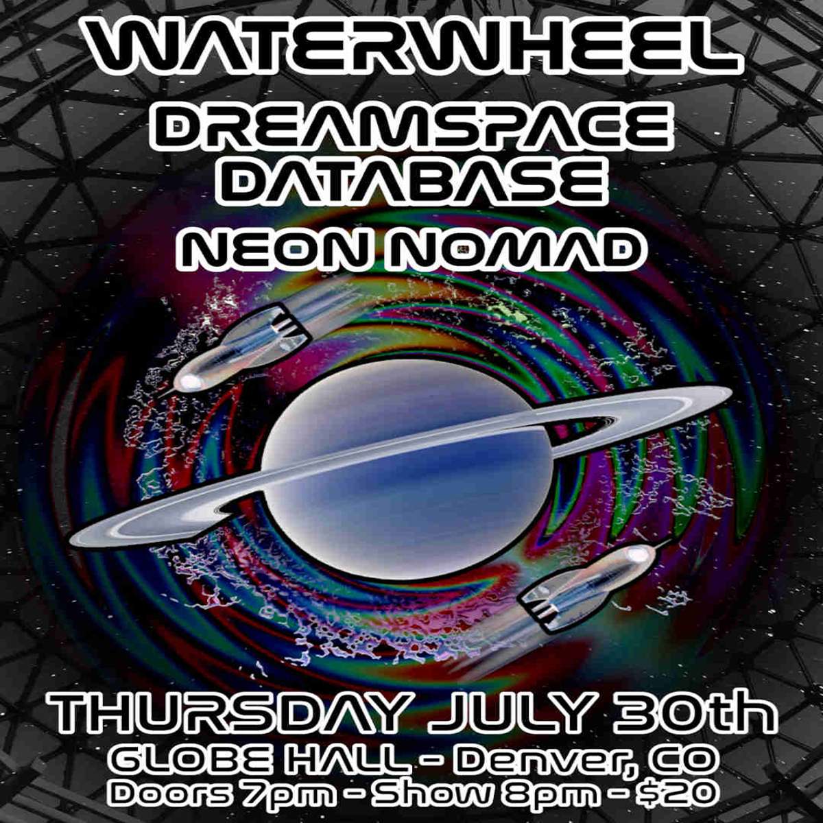 Waterwheel w/ Dreamspace Database + Neon Nomad