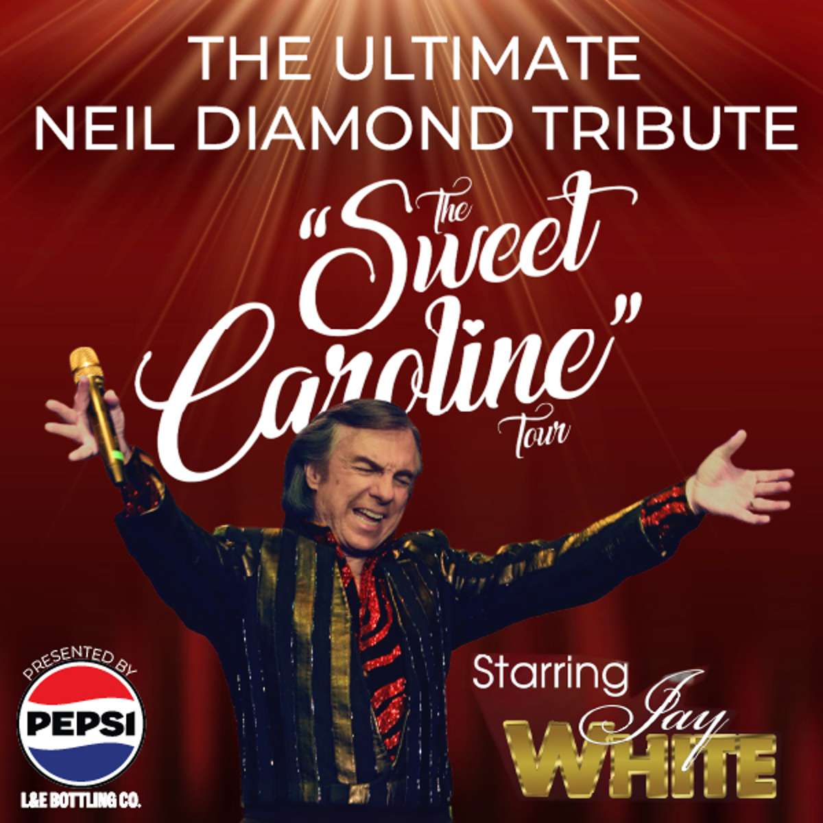 Jay White as Neil Diamond - Sweet Caroline Tour