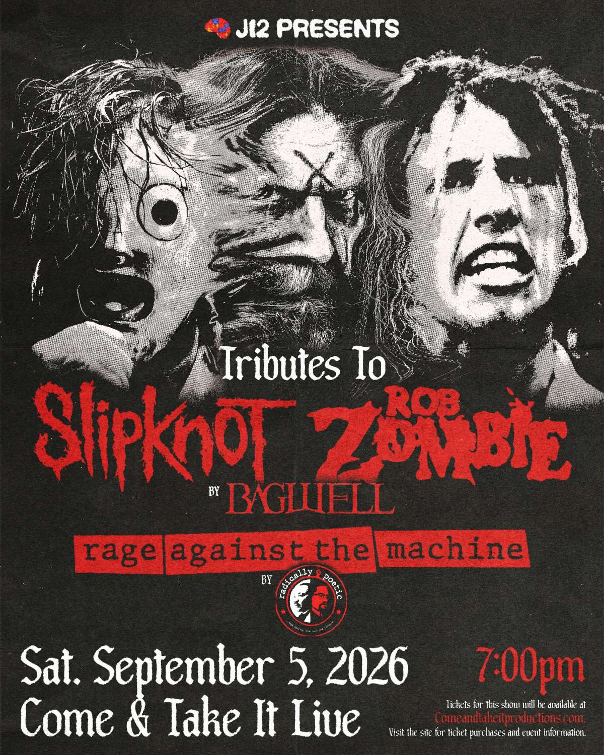 Slipknot 販促ポスター B2 来日公演 MACHINE HEAD BAGWELL: Tribute to Slipknot and Rob Zombie Tickets | Austin, TX
