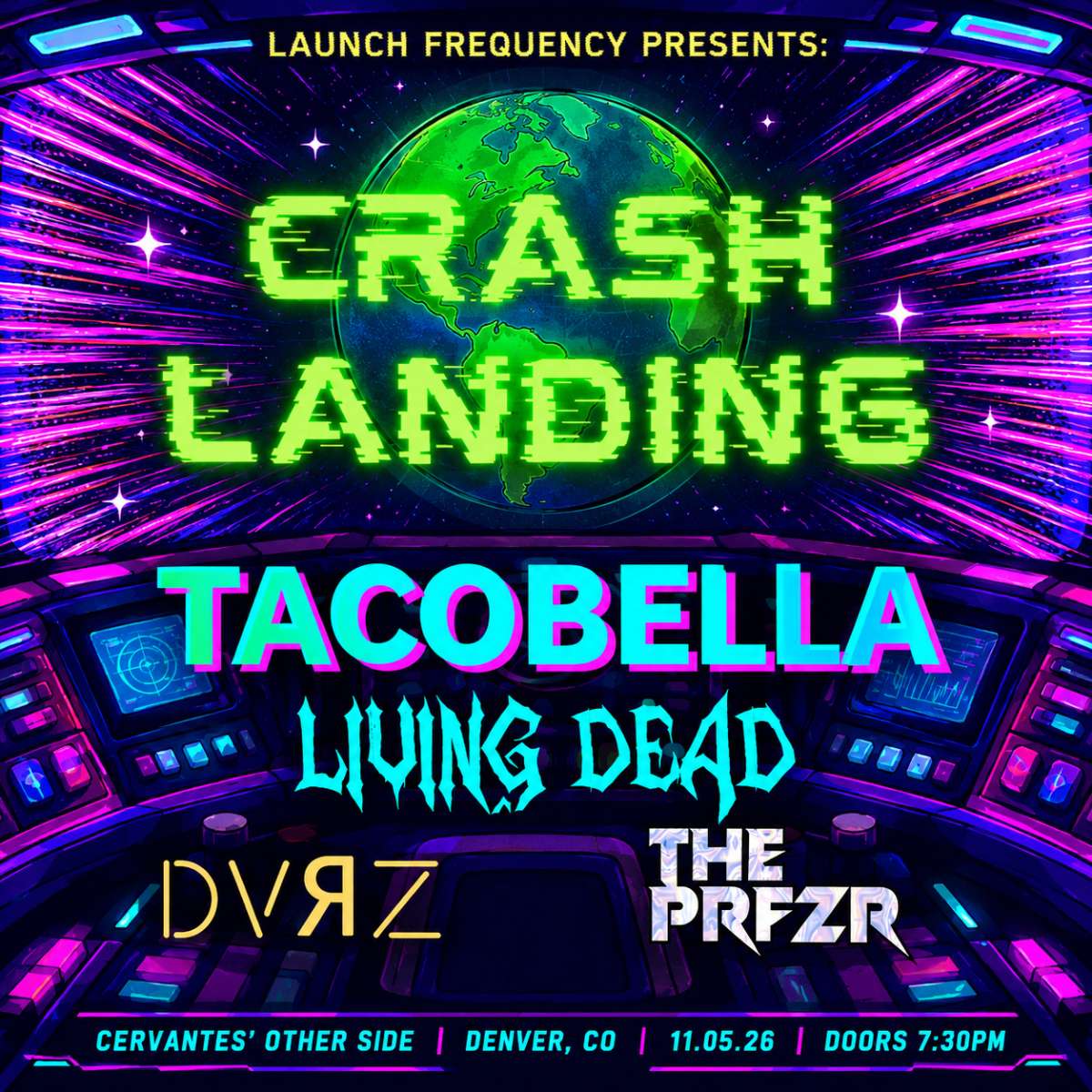 Tacobella w/ Living Dead, DVRZ, THE PRFZR