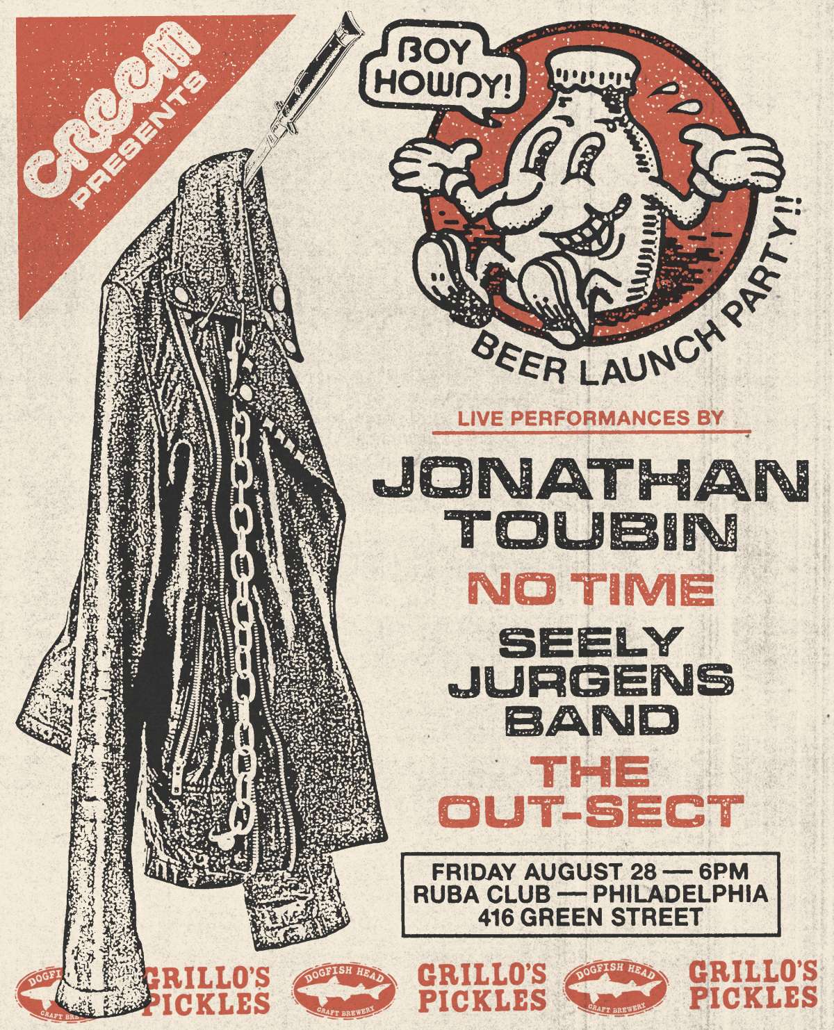 Jonathan Toubin, with No Time, Seely Jurgens Band, The Out-Sect