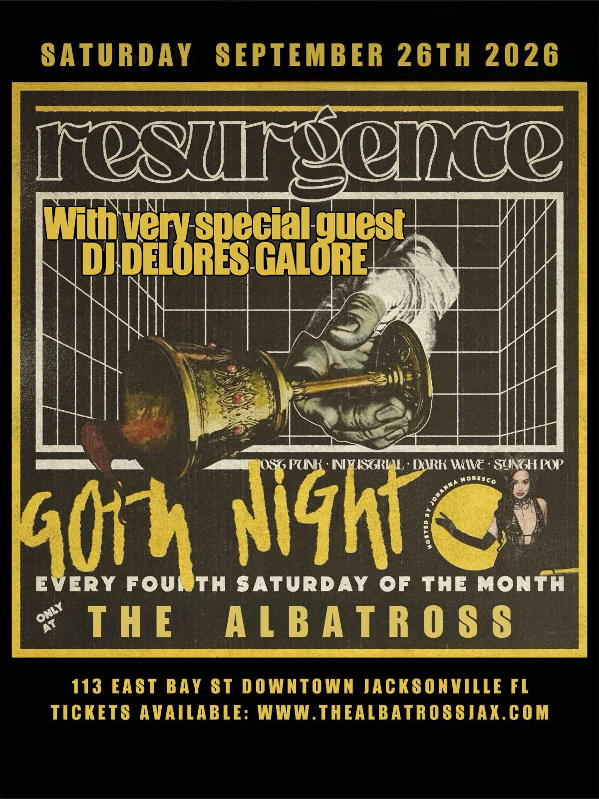 RESURGENCE GOTH NIGHT feat DELORES GALORE