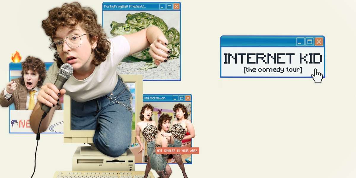 Show poster for “FunkyFrogBait Presents: Internet Kid (The Comedy Tour)”