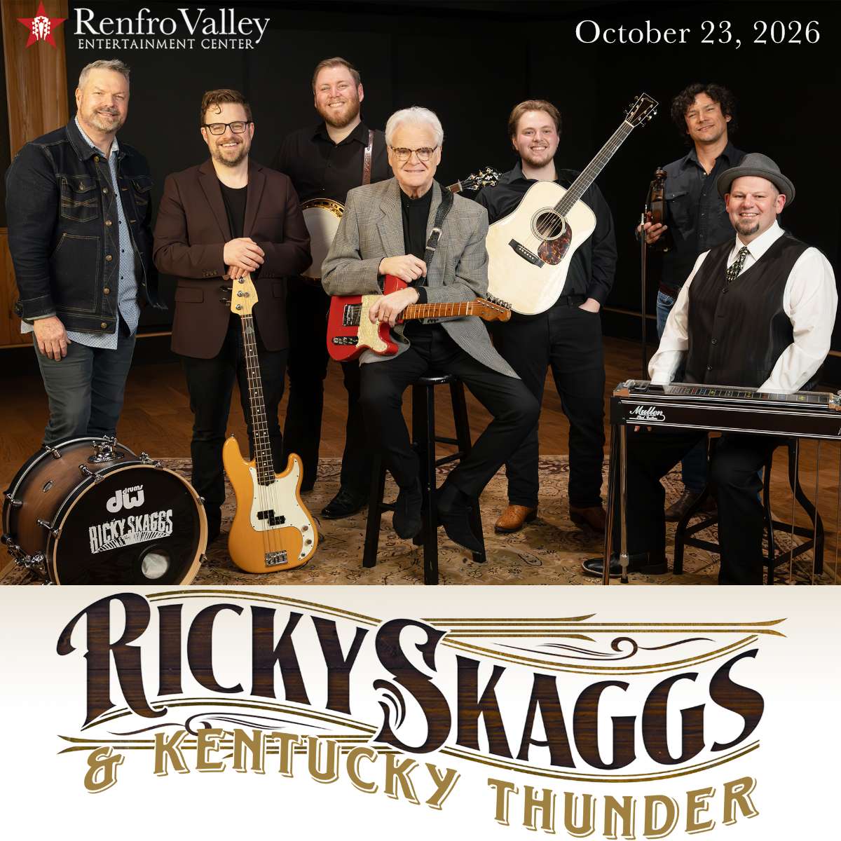 Ricky Skaggs & Kentucky Thunder Tickets | Mount Vernon, KY
