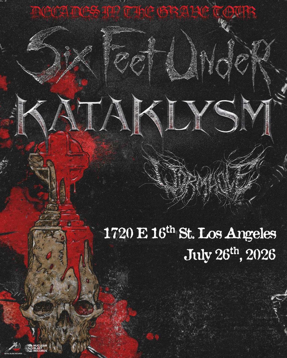 Six Feet Under : Decades In The Grave Tour Tickets | Los Angeles