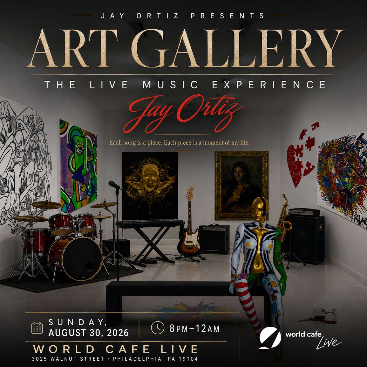 Jay Ortiz Presents Art Gallery Music Experience