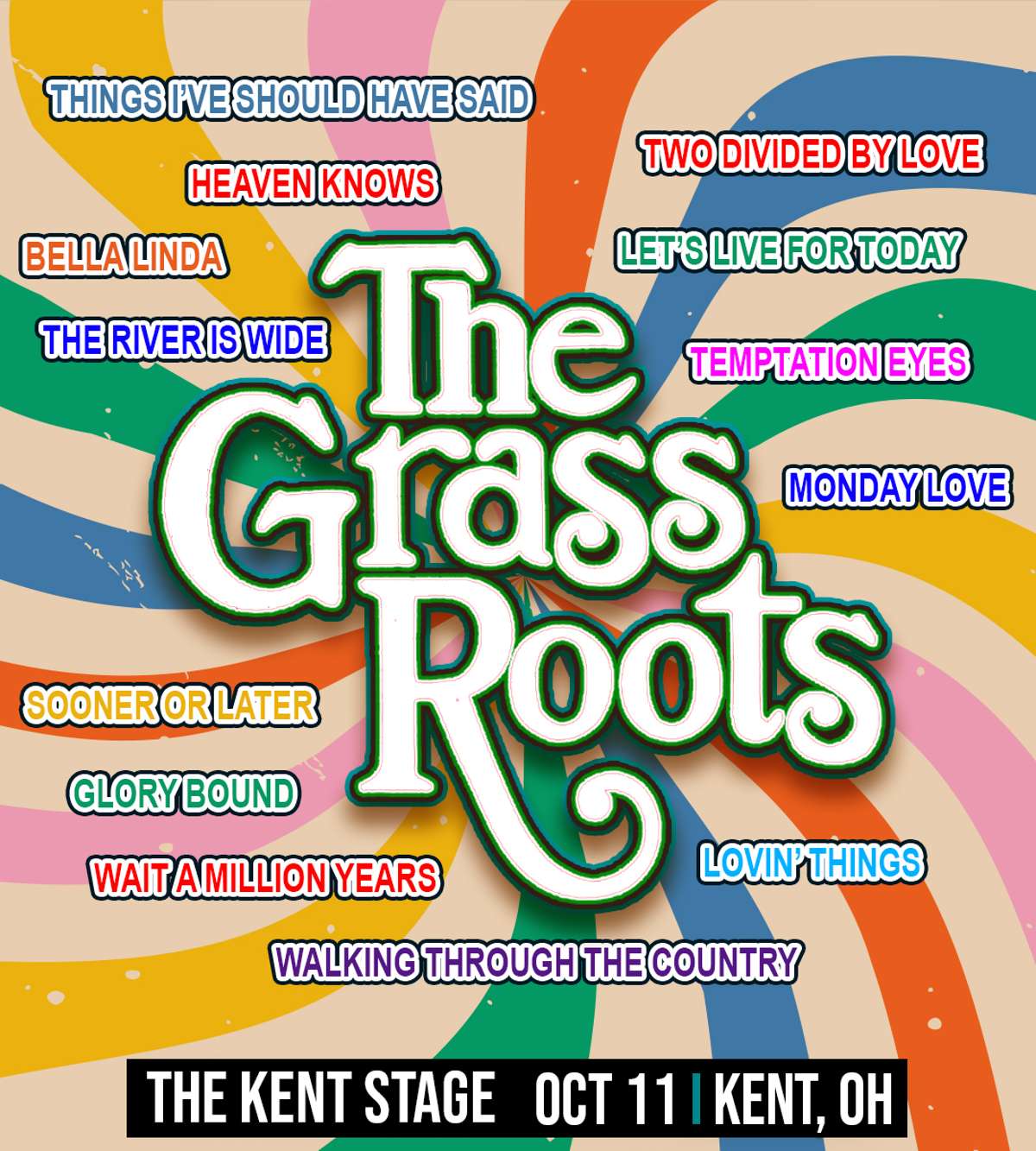 The Grass Roots Tickets | Kent, OH | The Kent Stage