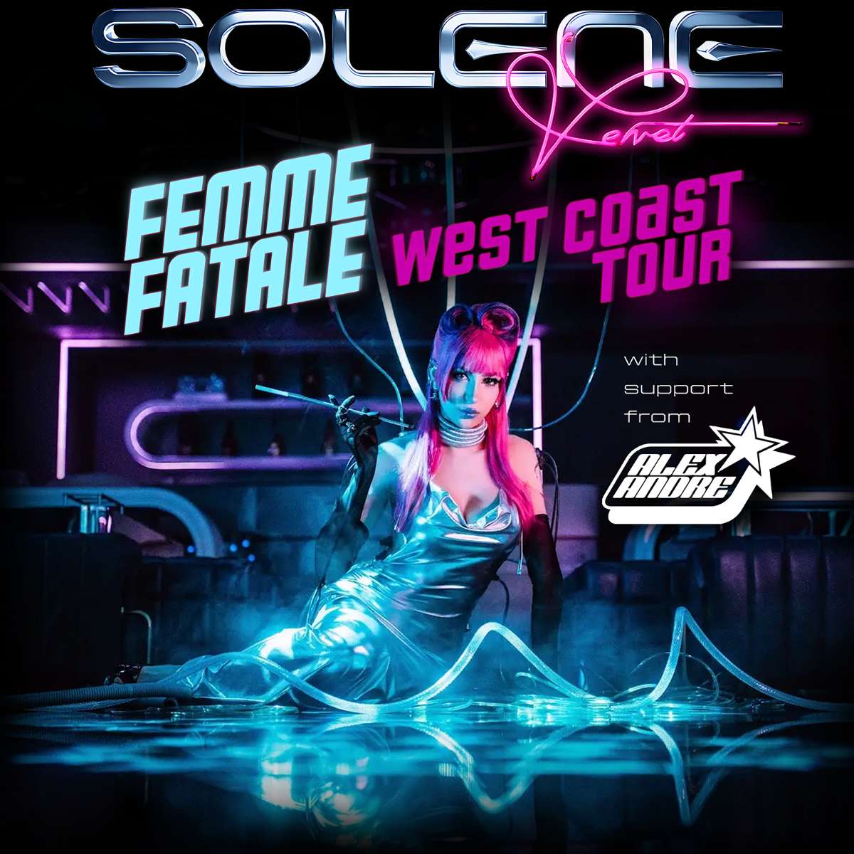 Solene: Femme Fatale West Coast Tour, with Alex Andre and Riley Echo