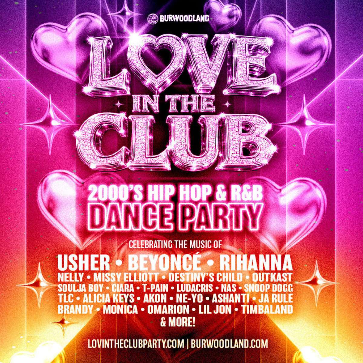 Love in the Club: 2000s Hip-Hop and R&B Dance Party
