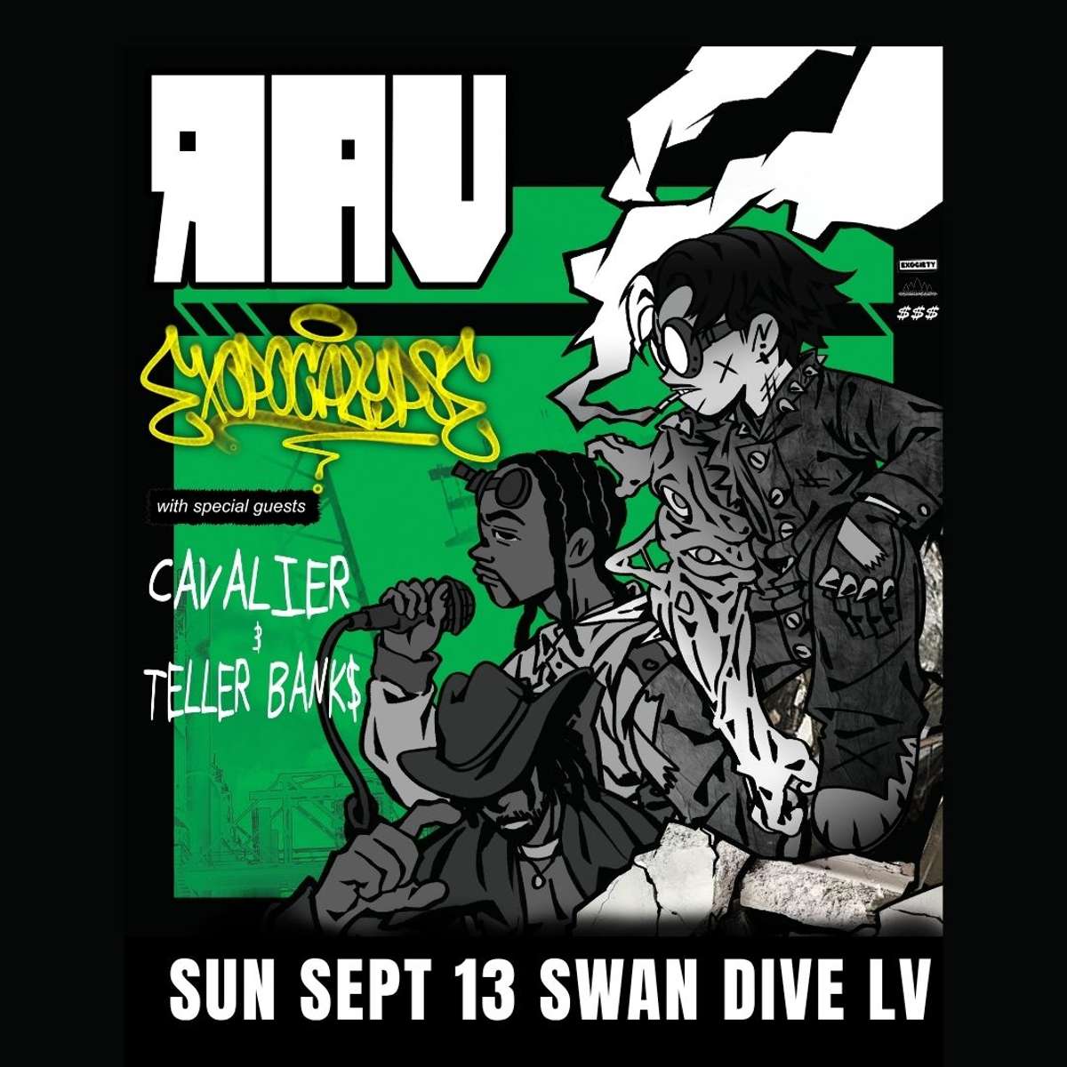 RAV with Teller Bank$ and Cavalier Tickets | Las Vegas, NV | Swan Dive