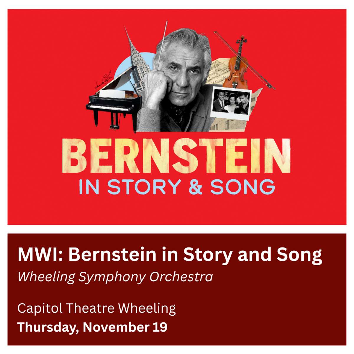 MWI - Bernstein in Story and Song, featuring Jamie Bernstein and Morgan James