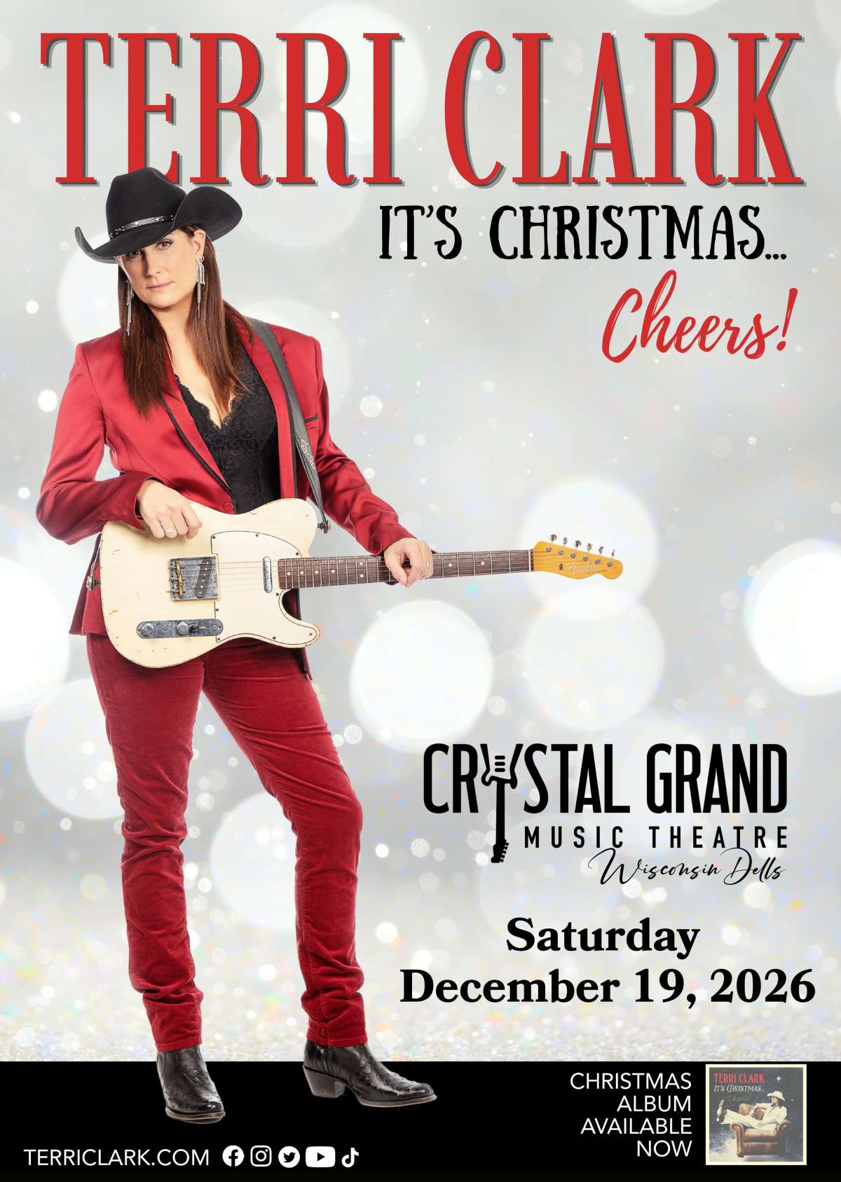 Terri Clark “It’s Christmas…Cheers!”