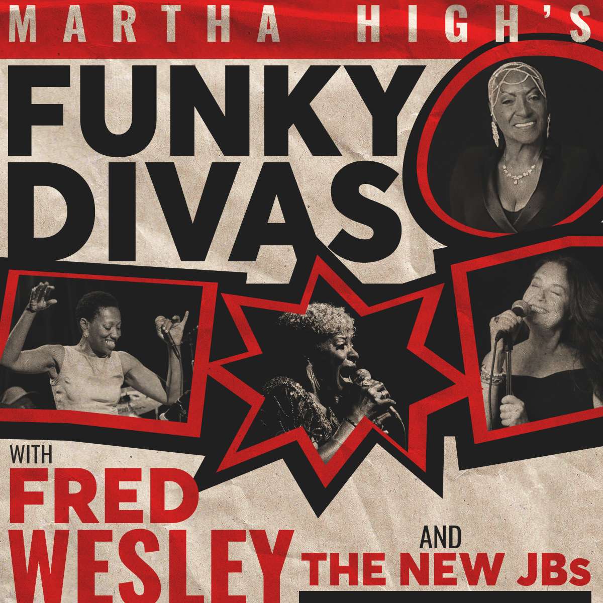 FRED WESLEY'S NEW JBS WITH MARTHA HIGH'S FUNKY DIVAS (Mon, 9/28/26)