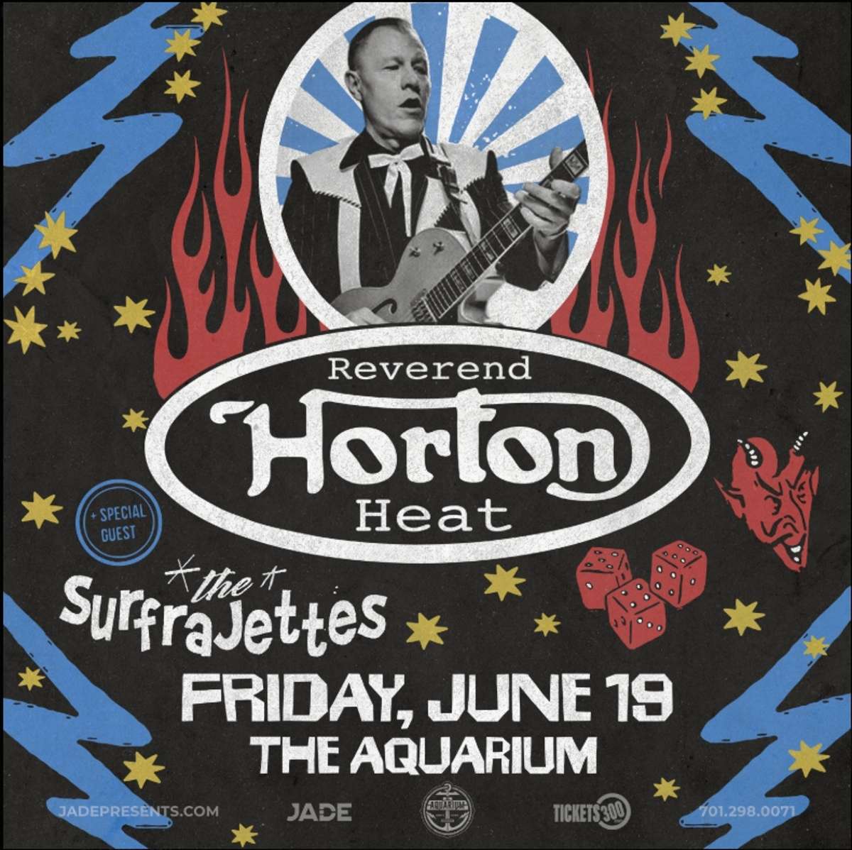 Reverend Horton Heat & The Surfrajettes Tickets | Fargo, ND