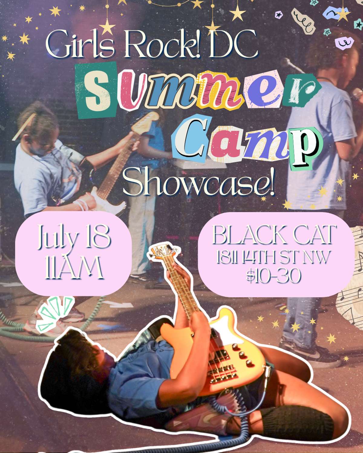 Girls Rock! DC July Summer Camp Showcase