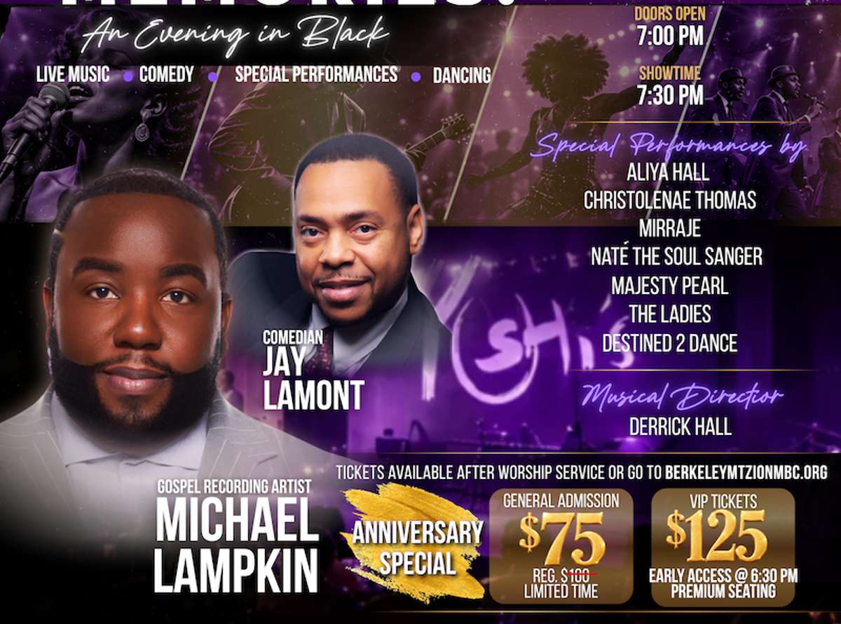BERKELEY MT ZION 80TH ANNIVERSARY CELEBRATION (Mon, 8/24/26)