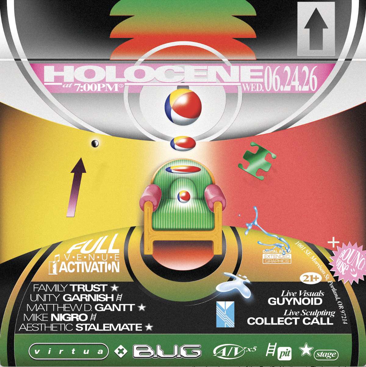 A Full Venue Activation of Holocene