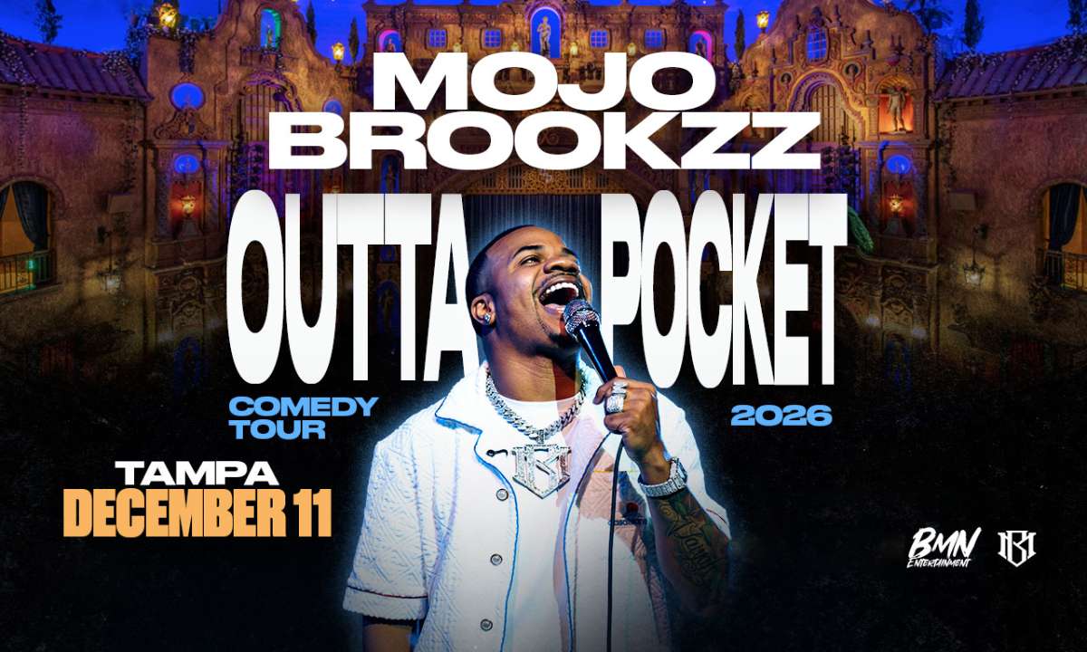Mojo Brookzz: Outta Pocket Tour Tickets | Tampa, FL | Historic