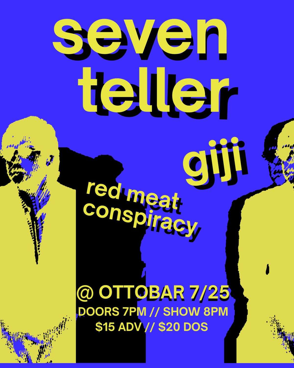 Seven Teller, Giji, Red Meat Conspiracy