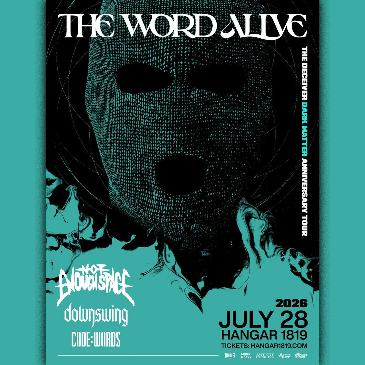 The Word Alive – ‘Deceiver & Dark Matter’ Anniversary Tour