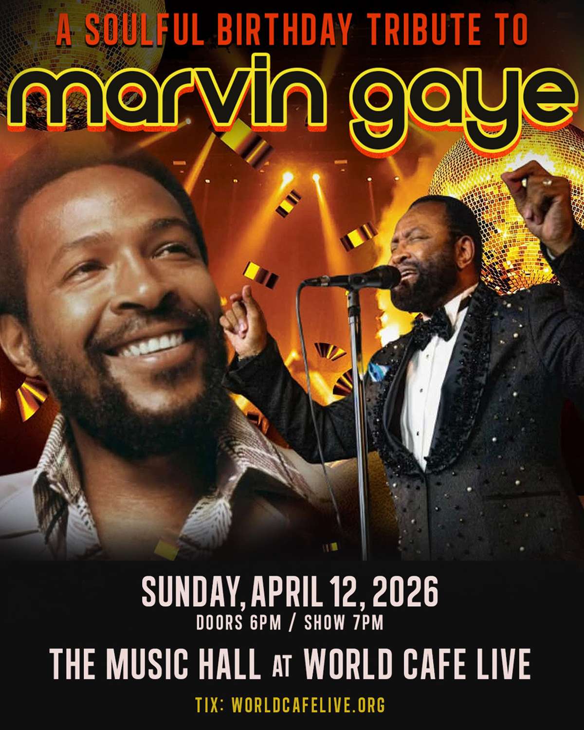 A Soulful Birthday Tribute to Marvin Gaye Tickets | Philadelphia