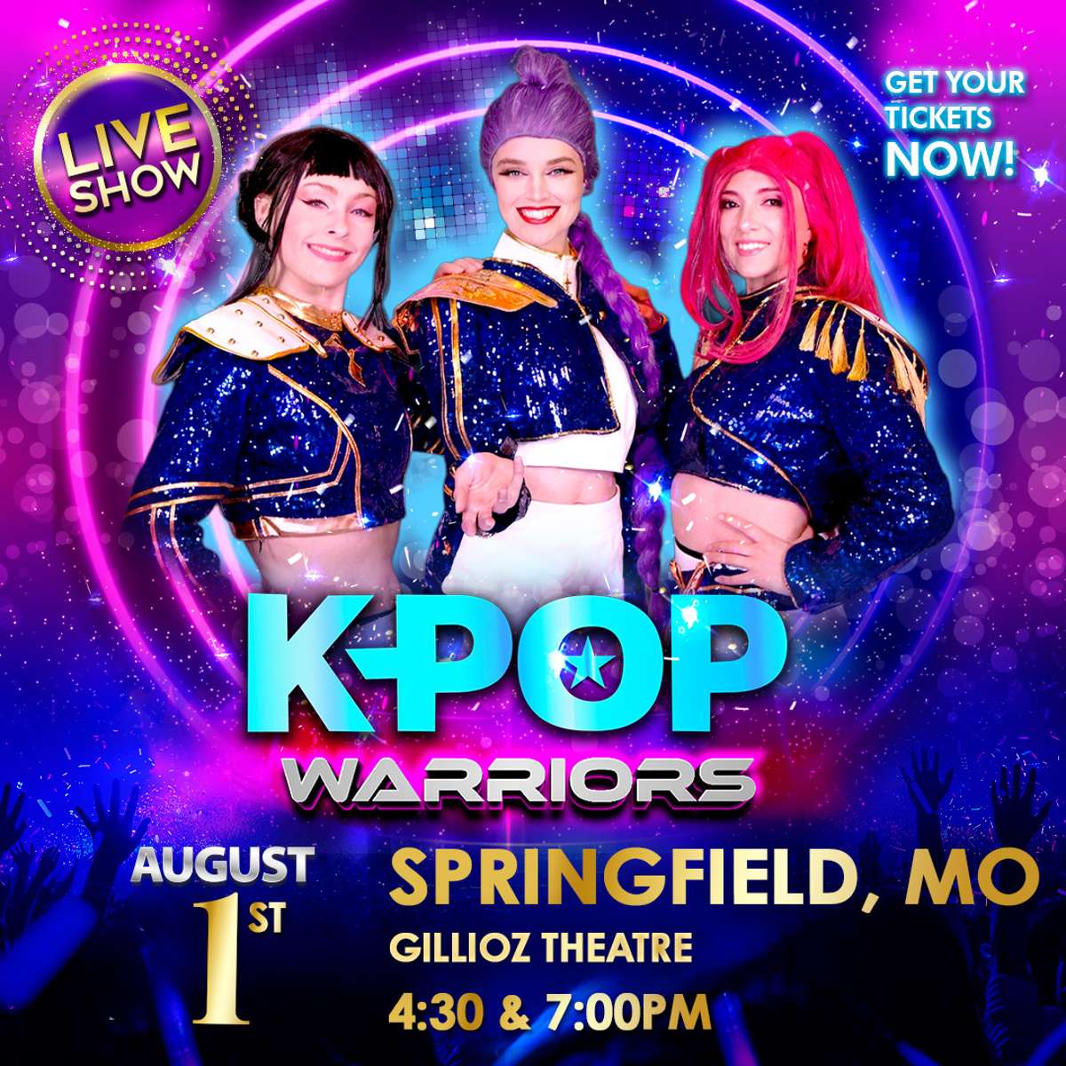 K-POP Warriors Tickets | Springfield, MO | Gillioz Theatre