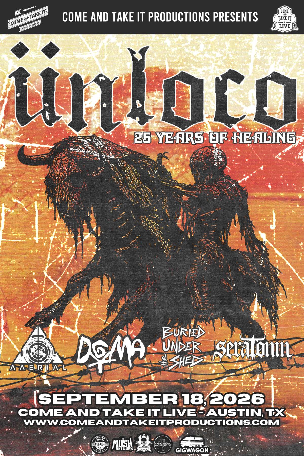 UNLOCO: 25 Years of ‘Healing’ – Austin