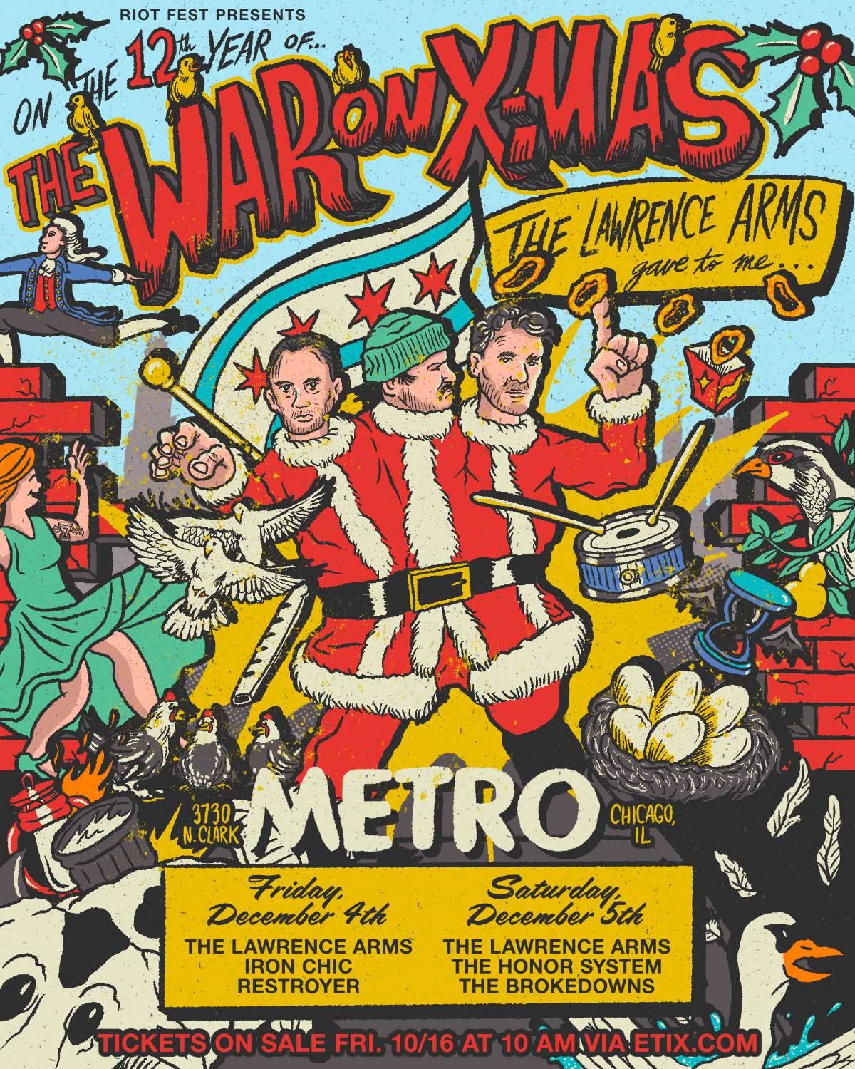 The Lawrence Arms 12th Annual War on Xmas - FRIDAY 12/4
