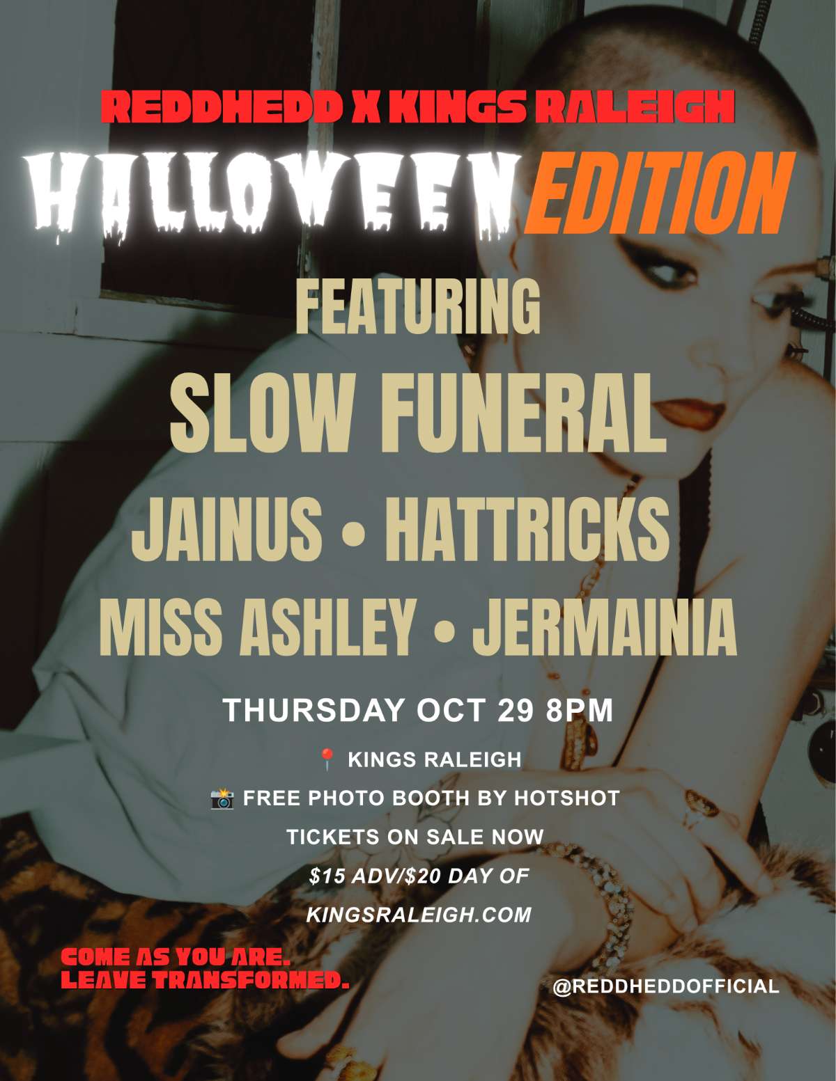 REDDHEDD: Halloween Edition feat. Slow Funeral / Jainus / Hattricks / Miss Ashley / Jermainia