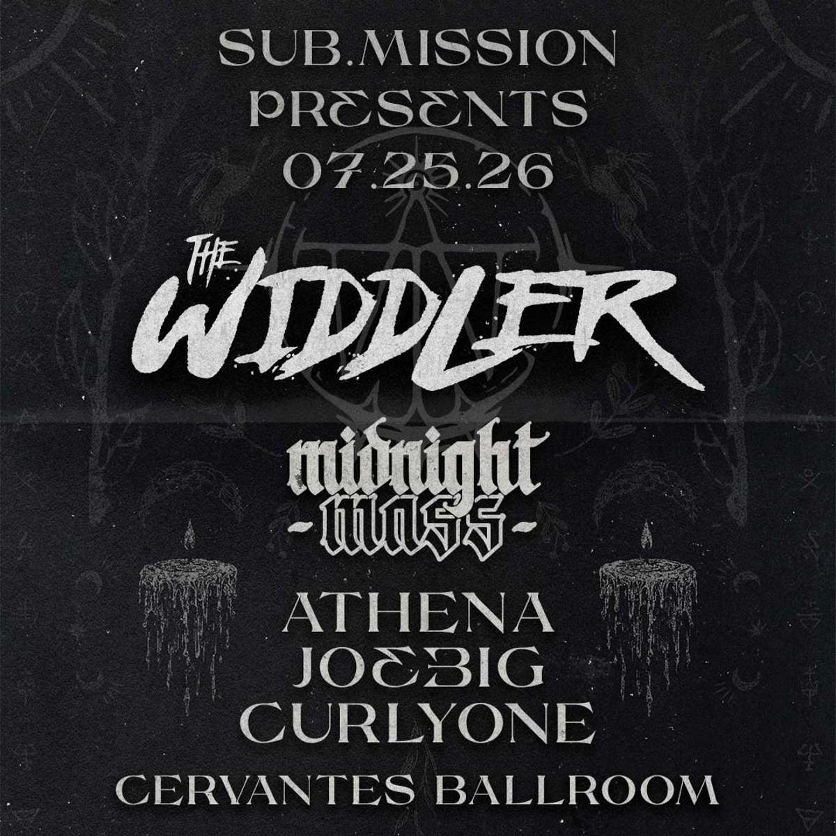 The Widdler w/ Athena, JoeBig, CurlyOnE - HSD Sound **SATURDAY 7/25**