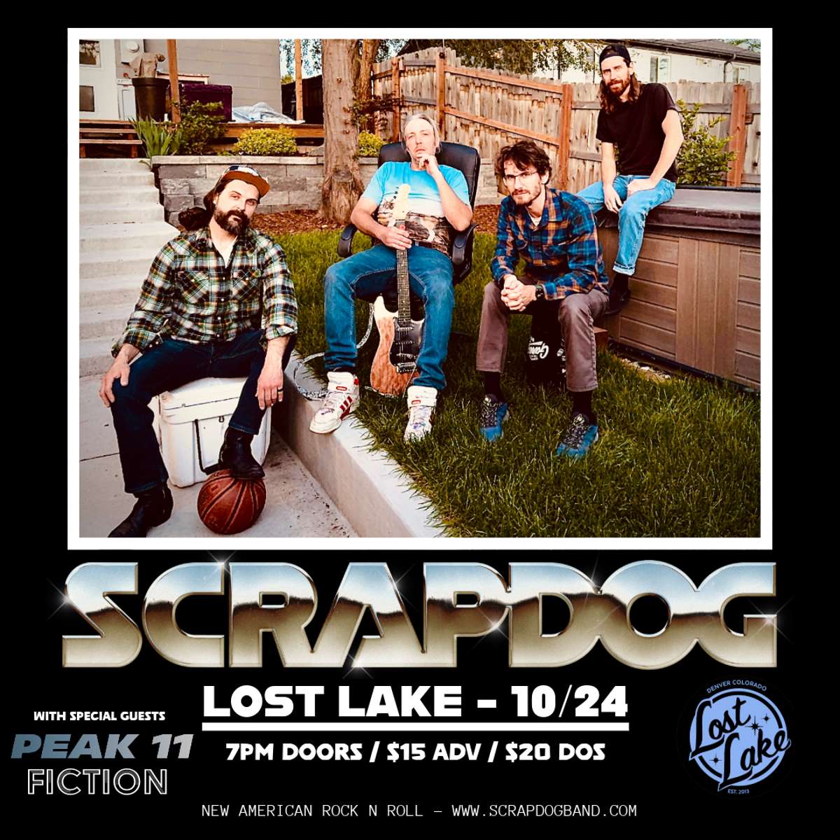 Scrapdog w/ Peak 11 + Fiction