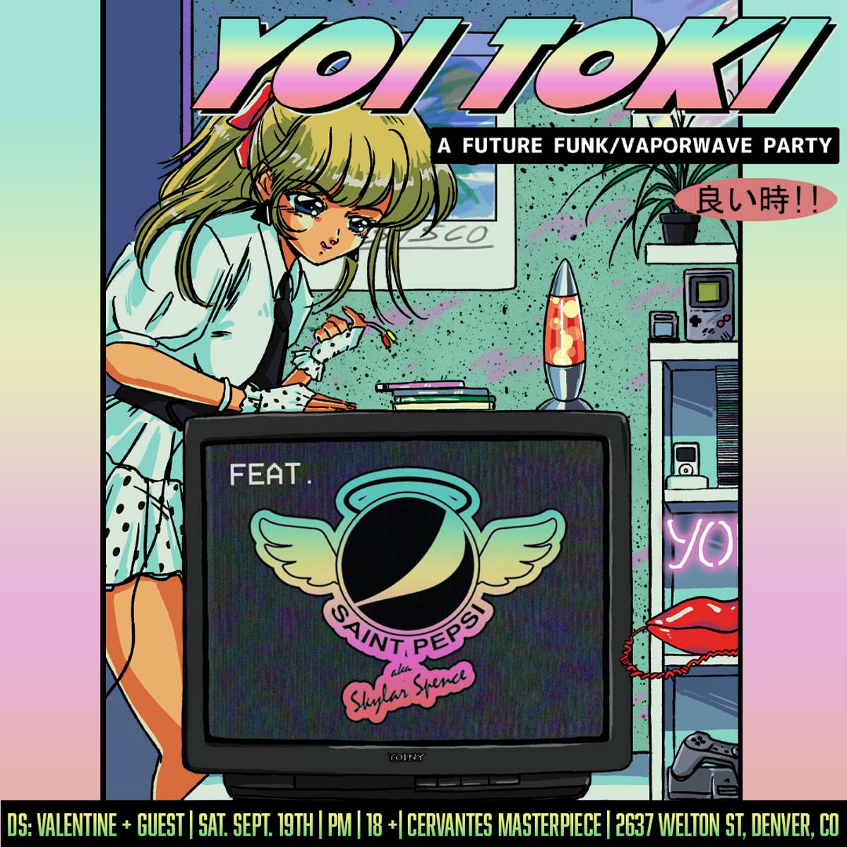 Yoi Toki - A Future Funk/Vaporwave Party ft. Saint Pepsi Tickets