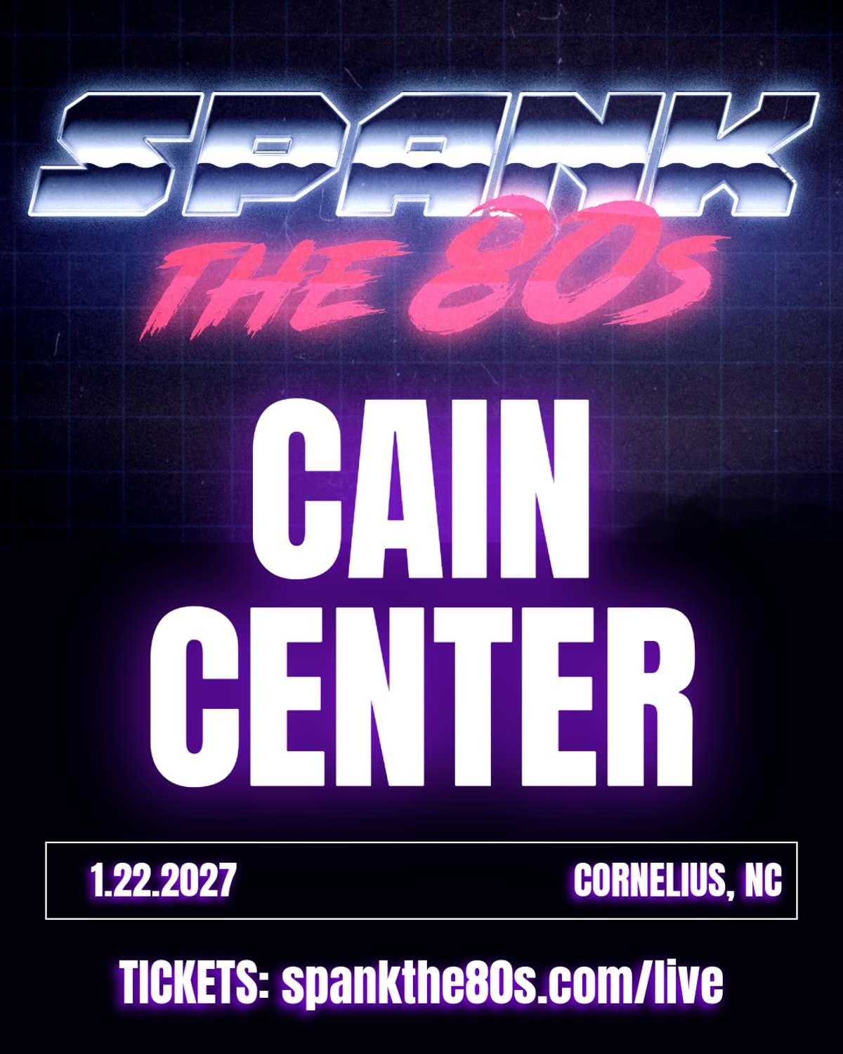 Spånkorg / スポーンコリ SPANK the 80's Tickets | Cornelius, NC | Cain Center For The Arts