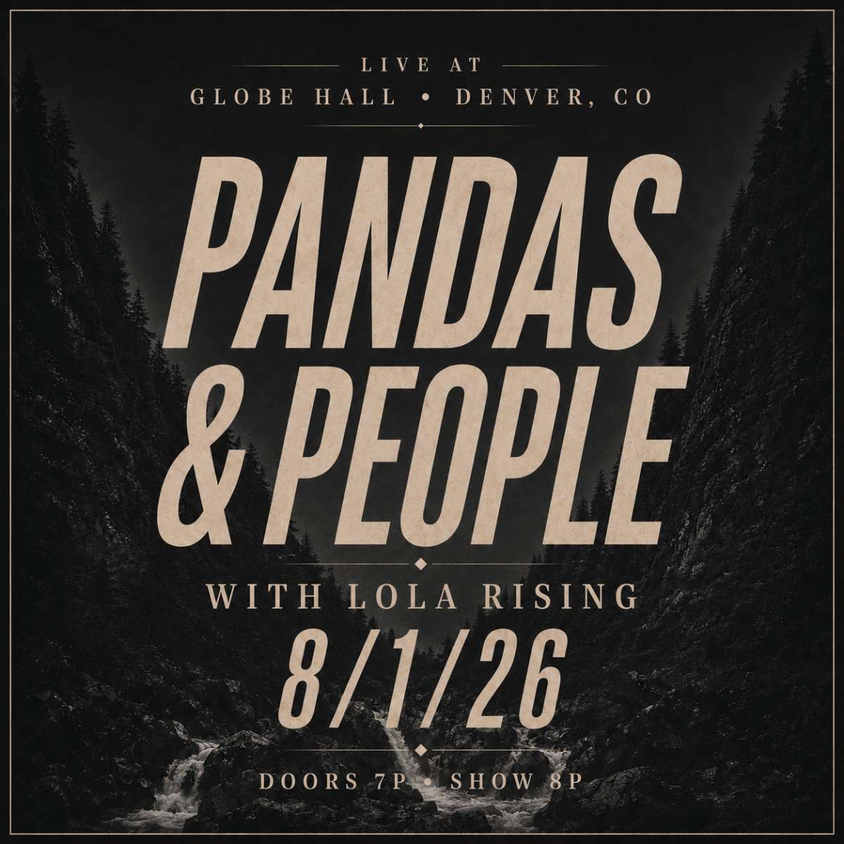 Pandas & People w/ Lola Rising