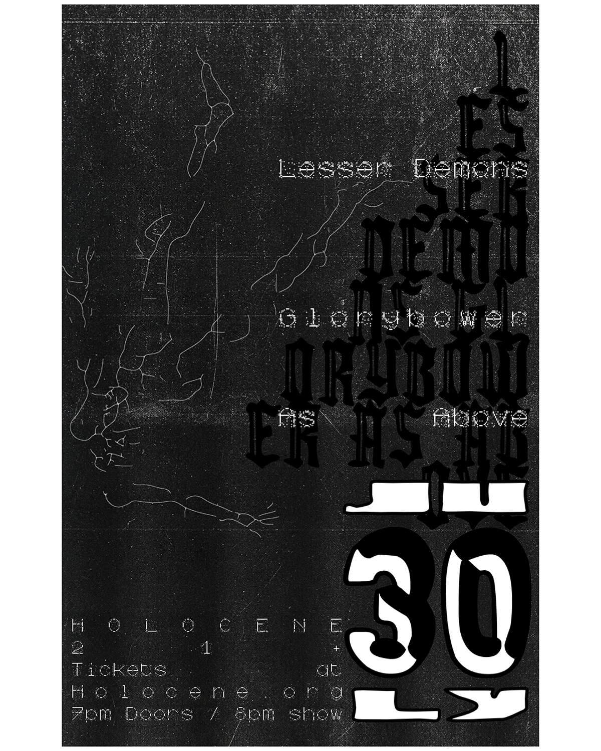 Lesser Demons (EP RELEASE!), Glorybower, As Above - 21+