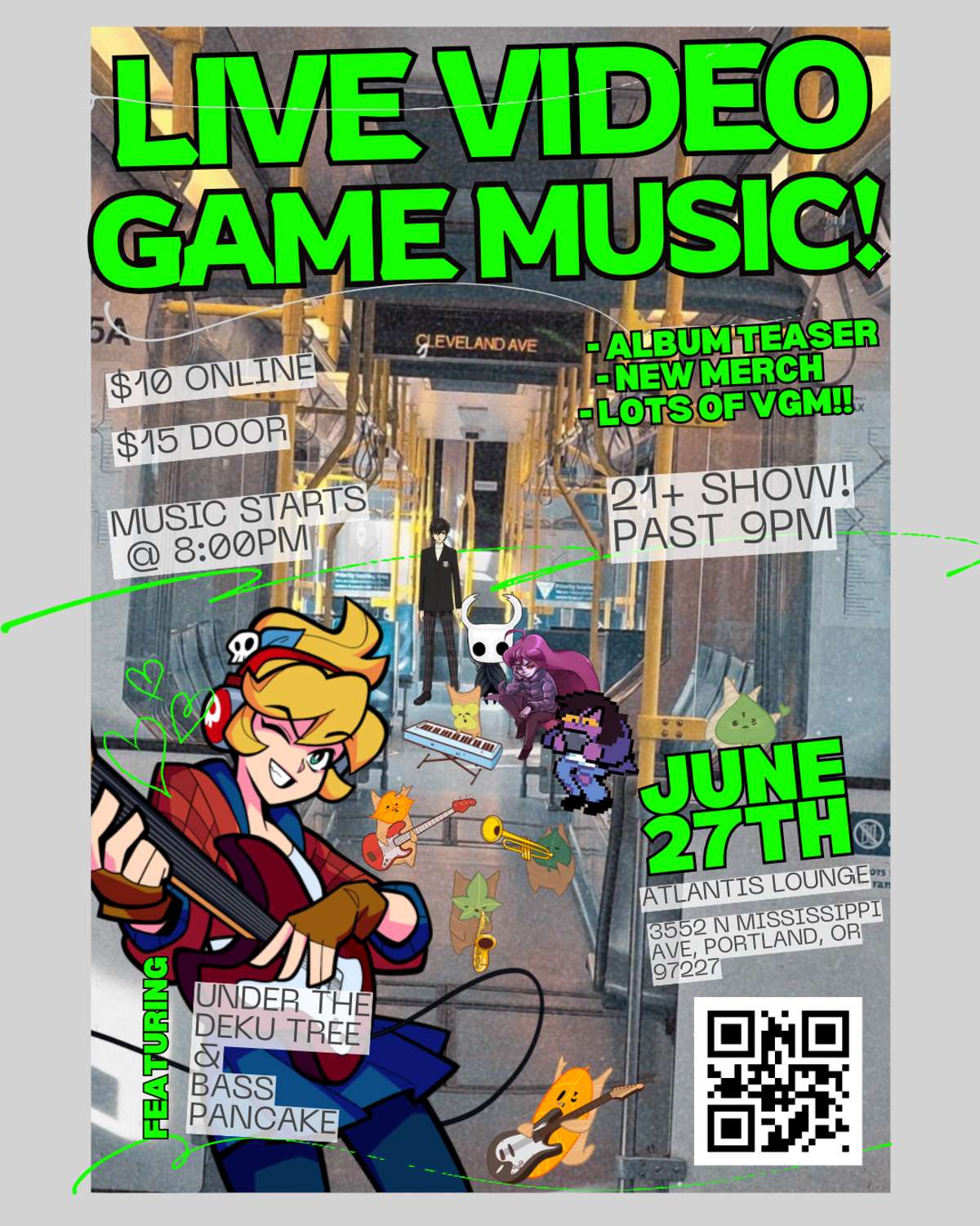 Live Video Game Music Tickets | Portland, OR | Atlantis Lounge