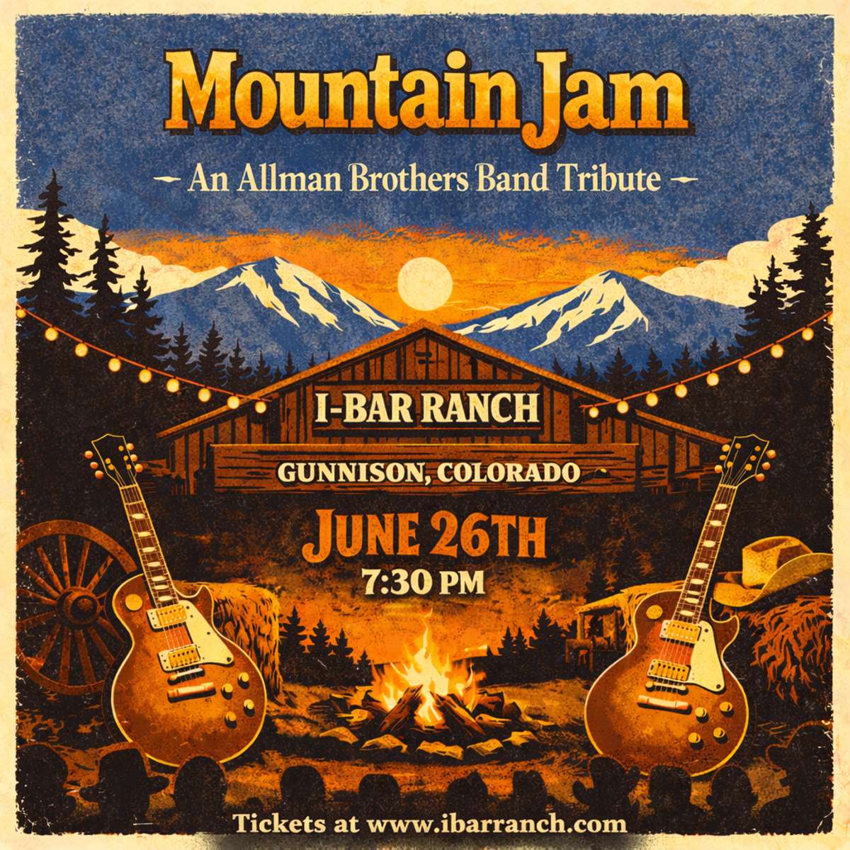 Mountain Jam, music of The Allman Brothers Band Tickets | Gunnison