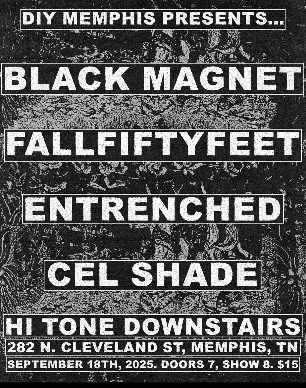 Black Magnet / Fallfiftyfeet / Entrenched / Cel Shade [Small