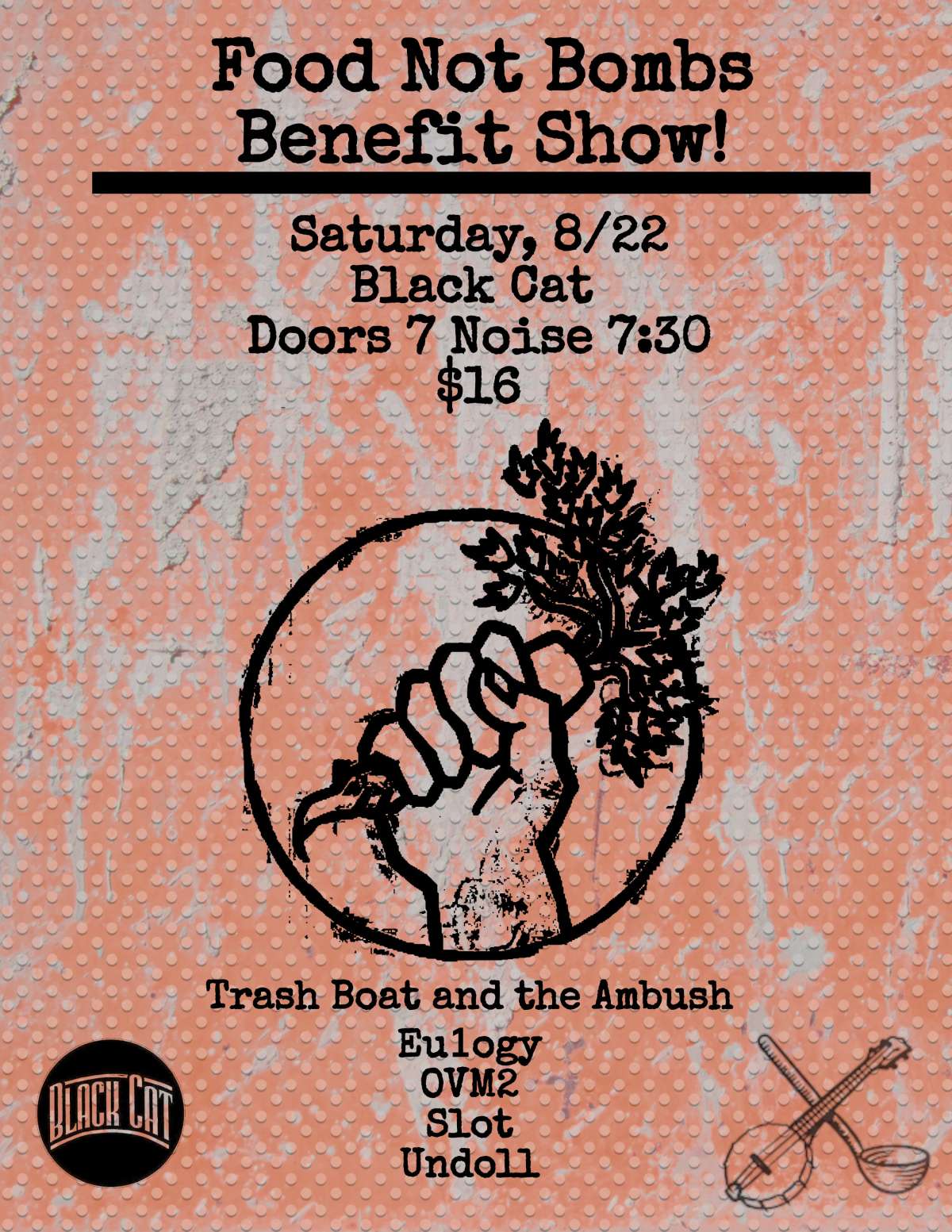 Garbage Fest 2026 Food Not Bombs Benefit Show