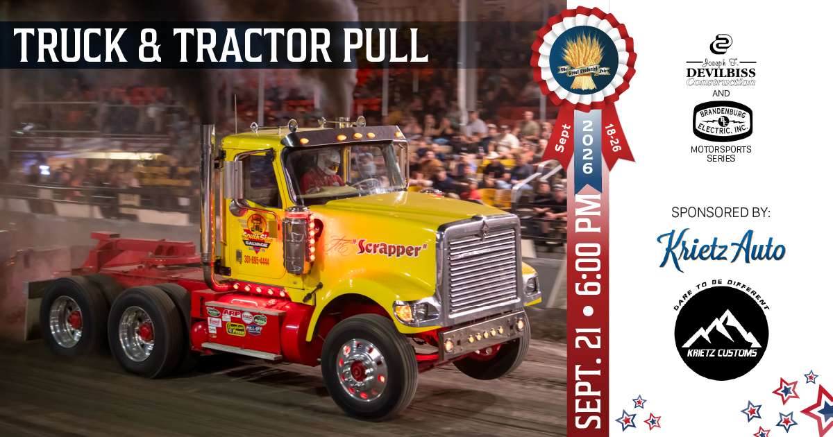 Tractor & Truck Pull (Includes Gate Admission to Fair) Tickets