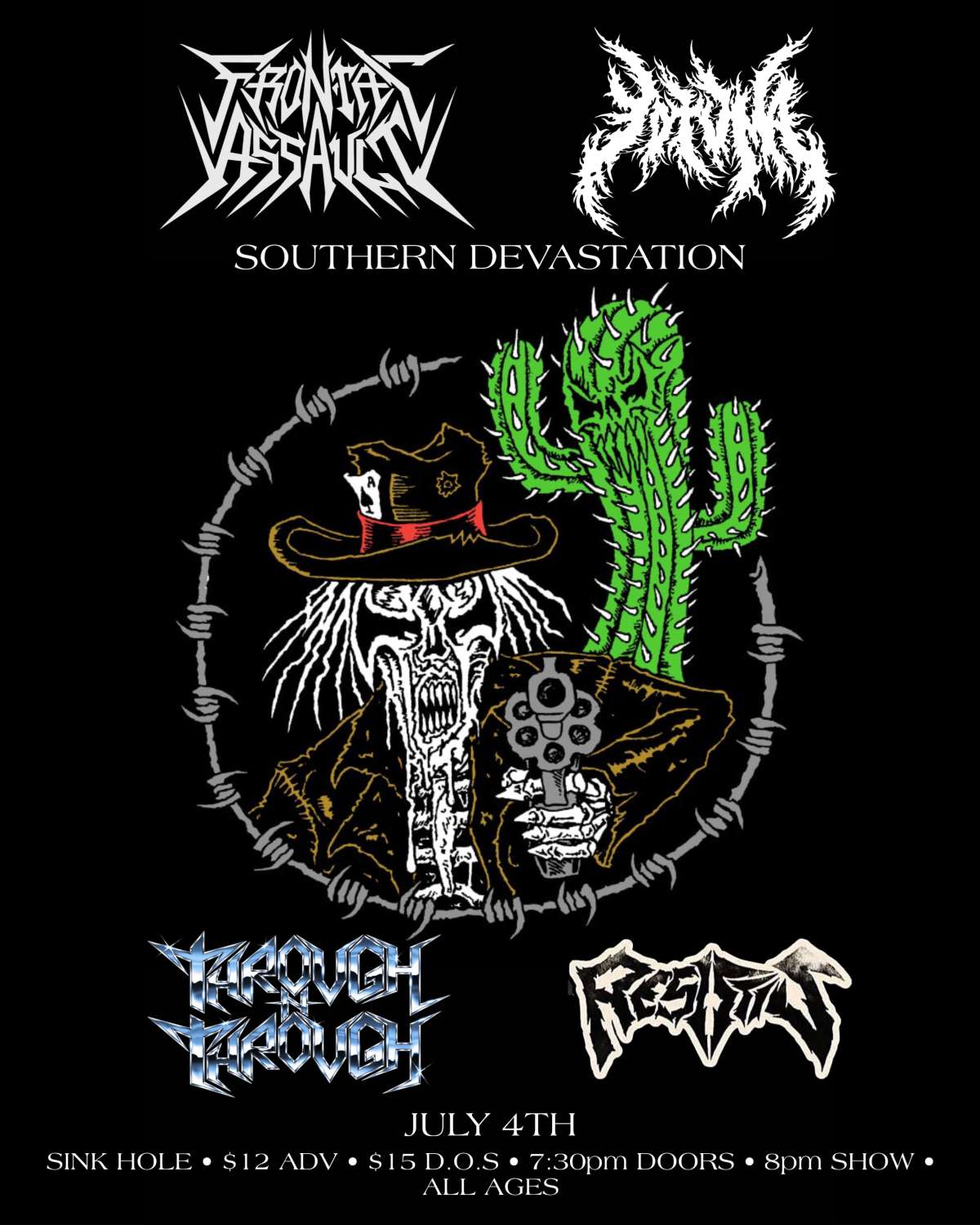 Frontal Assault w/ Yotuma, Through N Through, Resistis Tickets