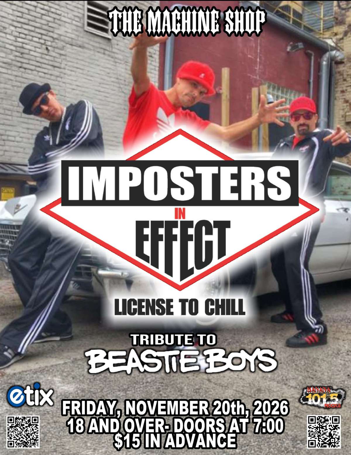 IMPOSTERS IN EFFECT-Tribute To Beastie Boys-18+