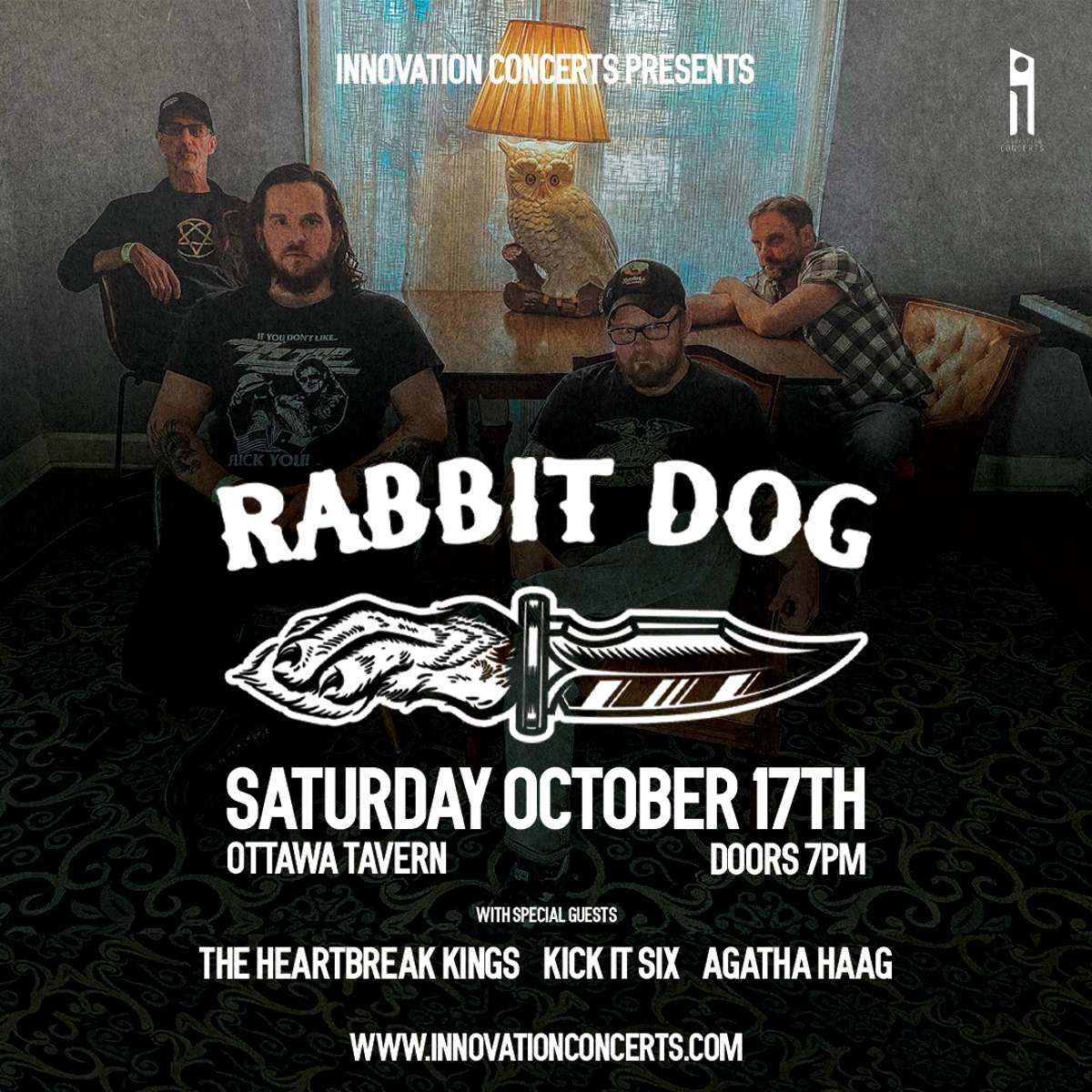 Rabbit Dog wsg/ The Heartbreak Kings, Kick It 6, & Agatha Haag