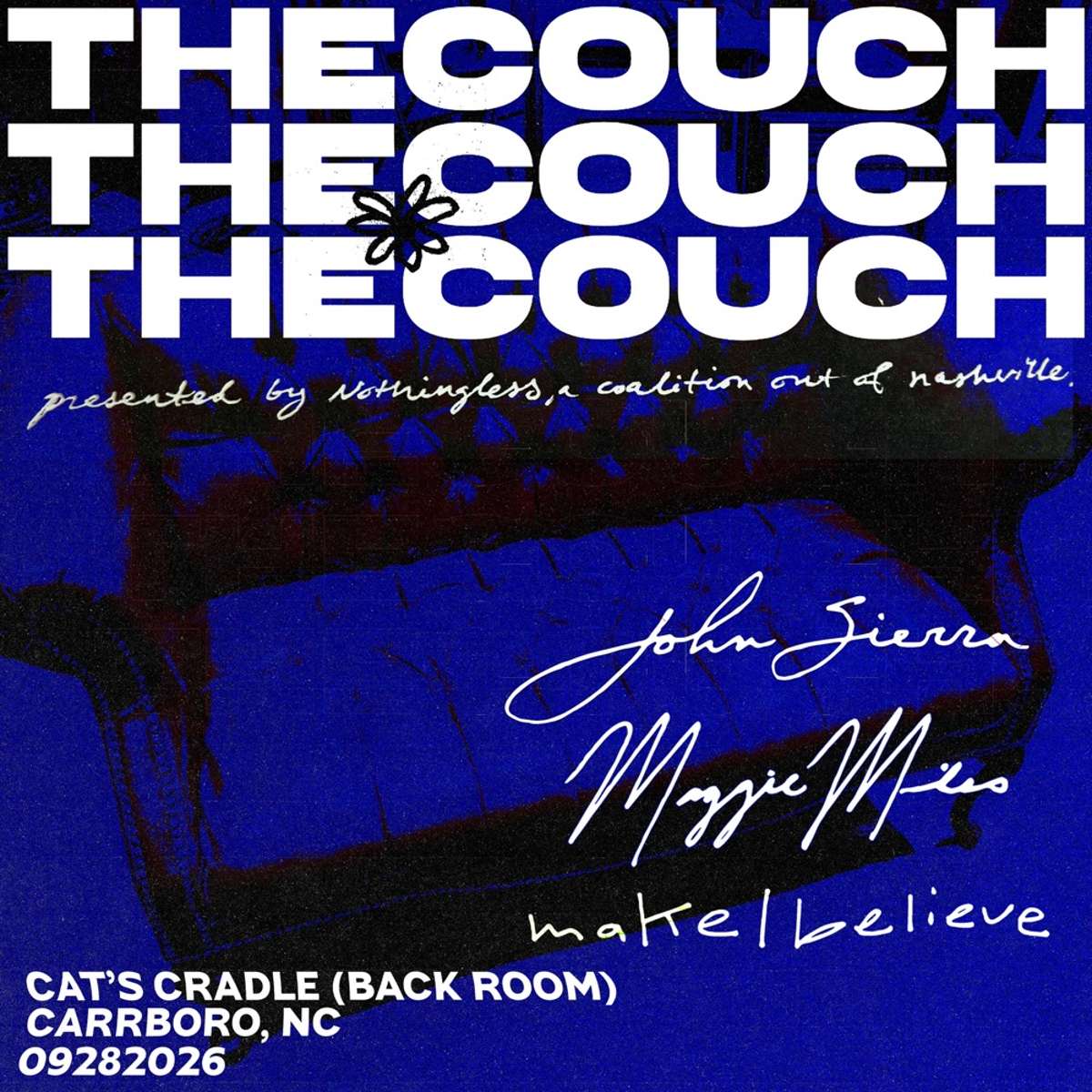 The Couch Tour, with Maggie Miles, Make/Believe, John Sierra