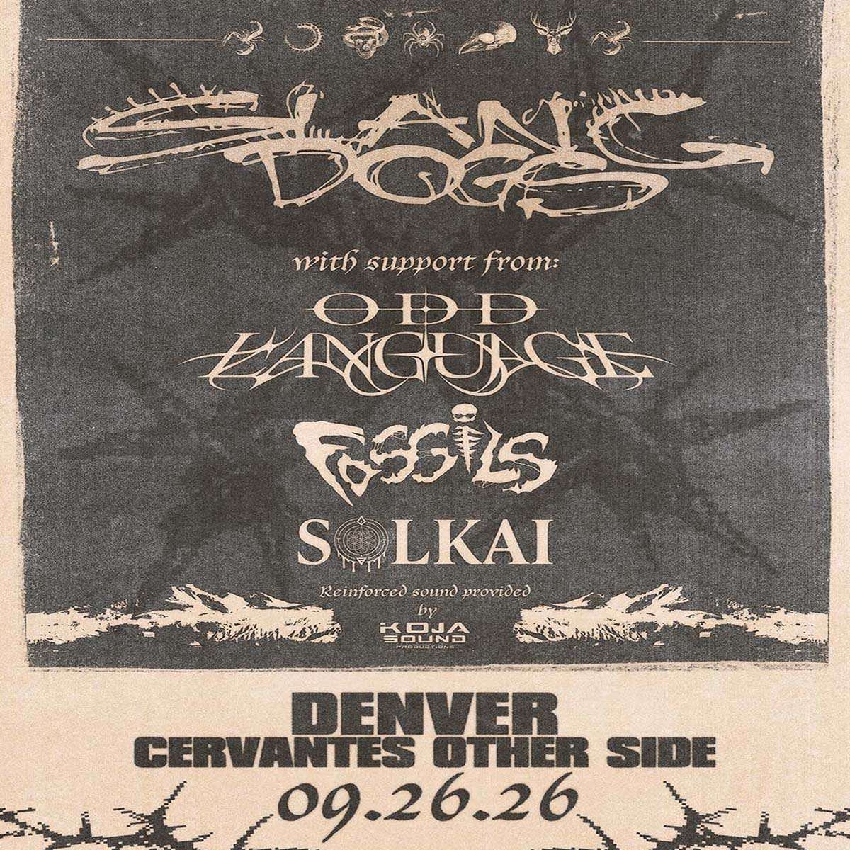 Slang Dogs w/ Odd Language, Fossils, Solkai Tickets | Denver, CO