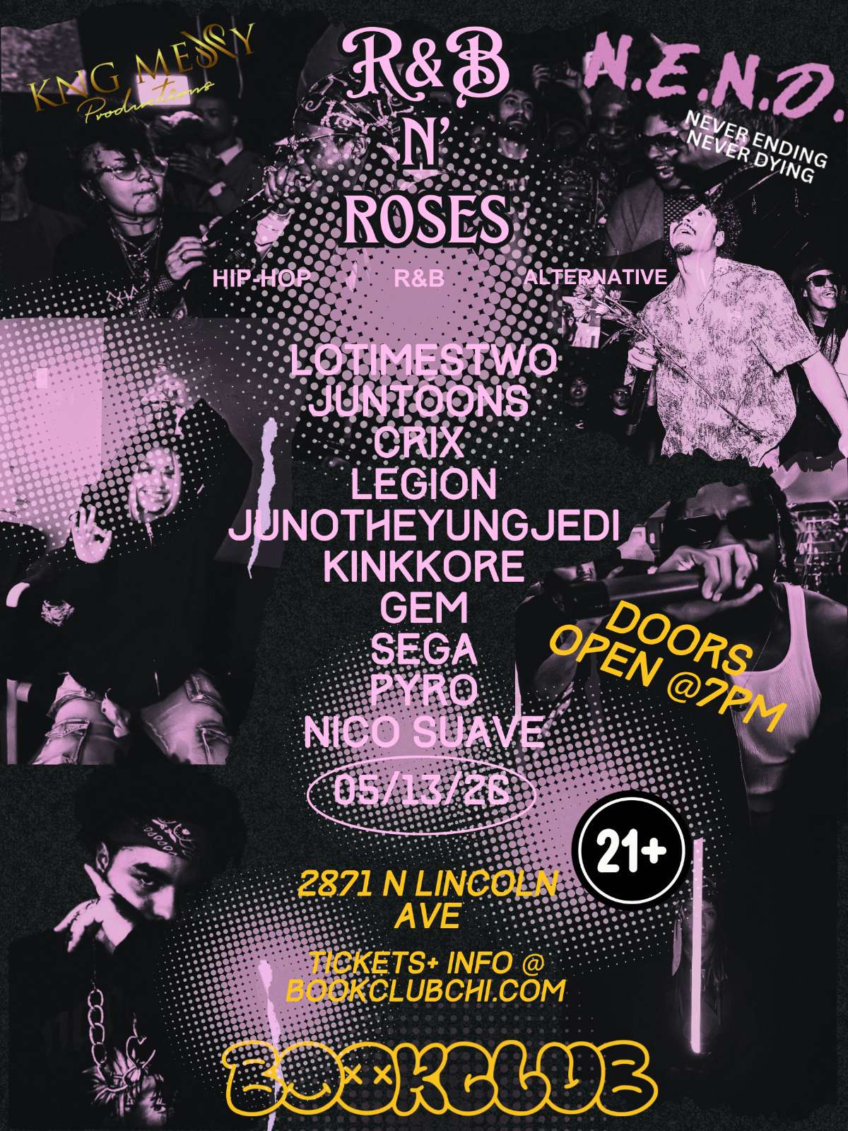 R&B N' Roses Tickets | Chicago, IL | Bookclub