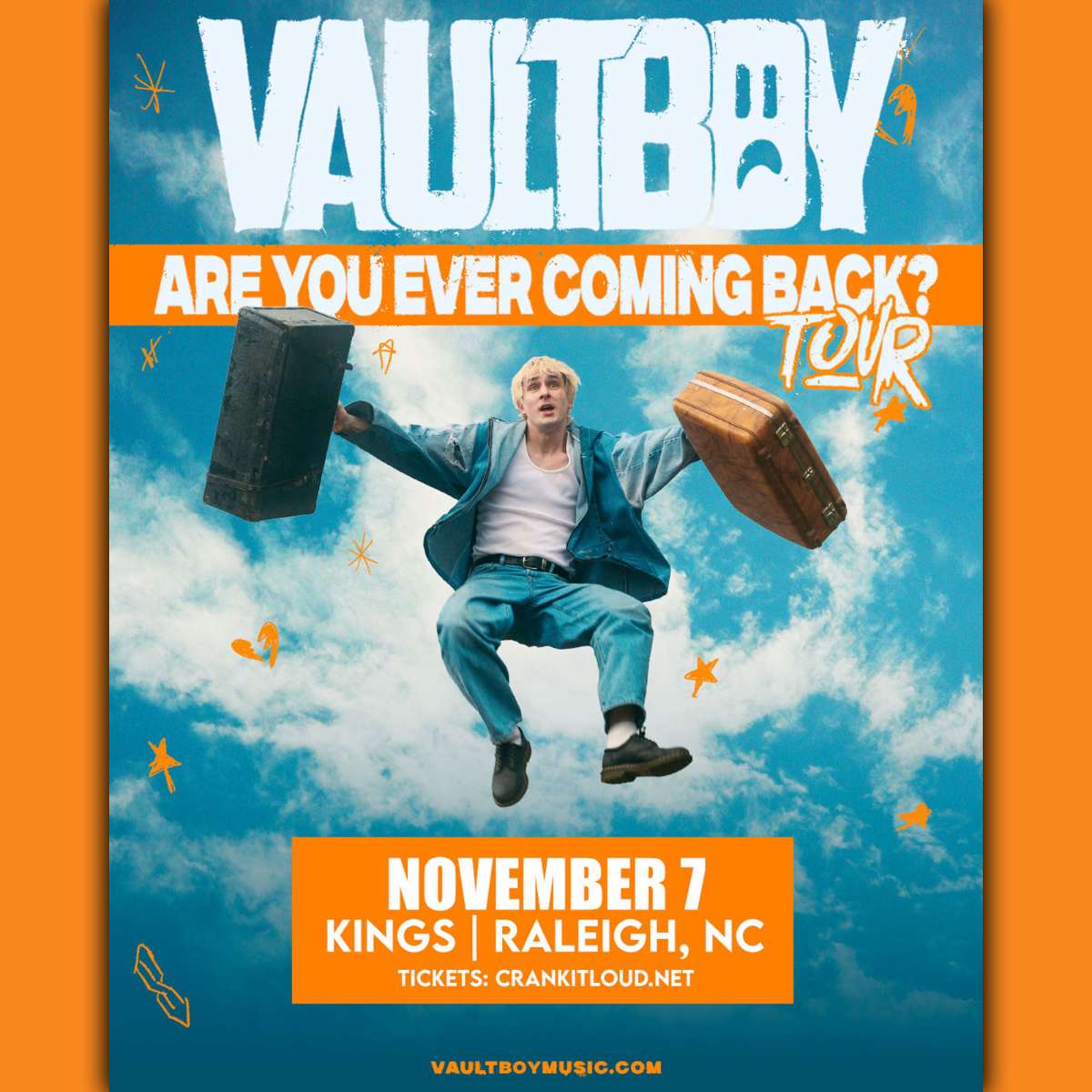 vaultboy – ‘Are You Ever Coming Back’ Tour