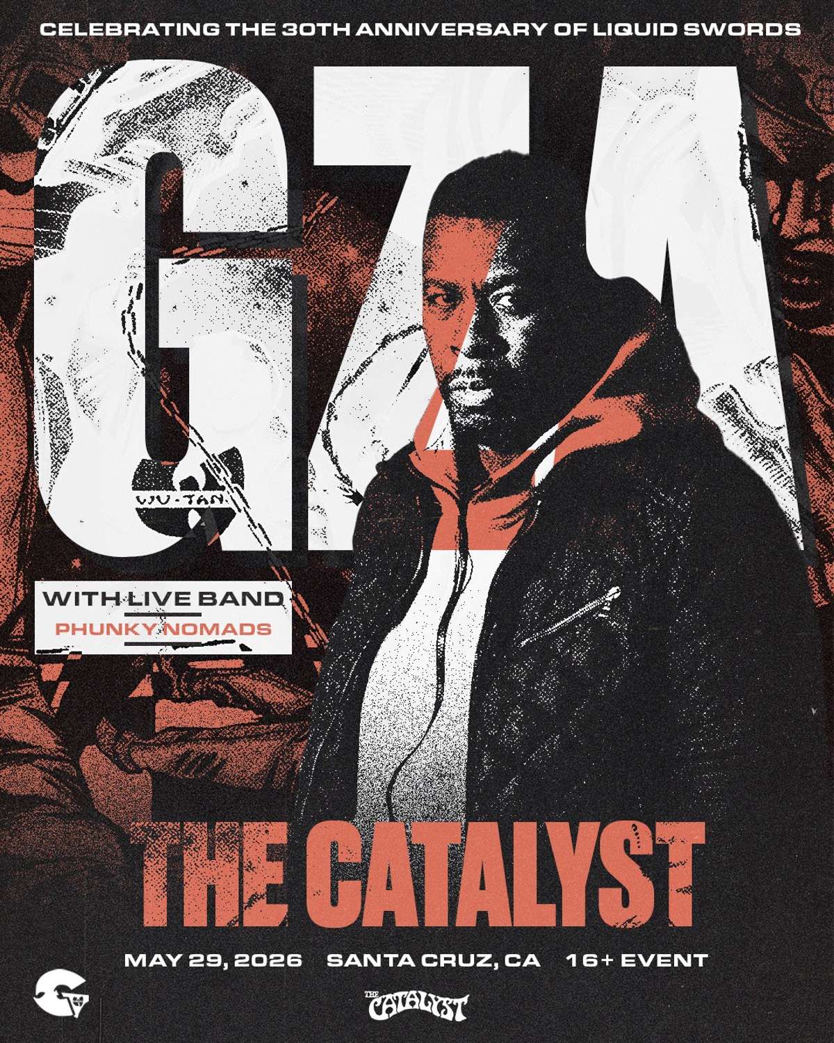 POSTPONED FROM 2/6** GZA featuring Phunky Nomads - Celebrating the