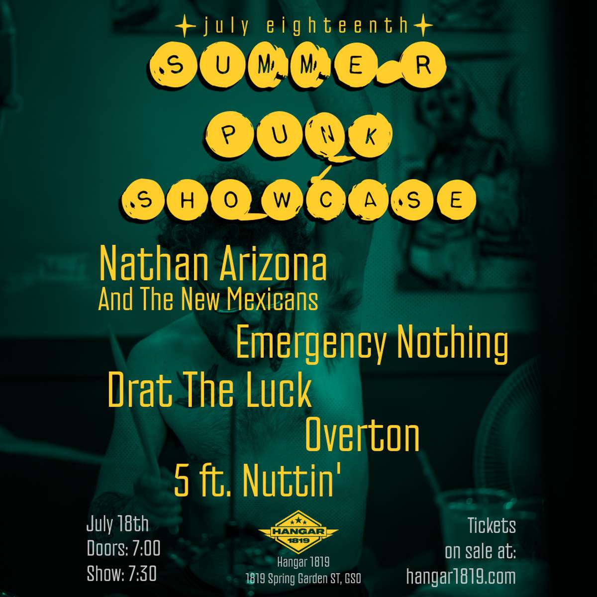 Summer Punk Showcase 2026: Nathan Arizona & The New Mexicans